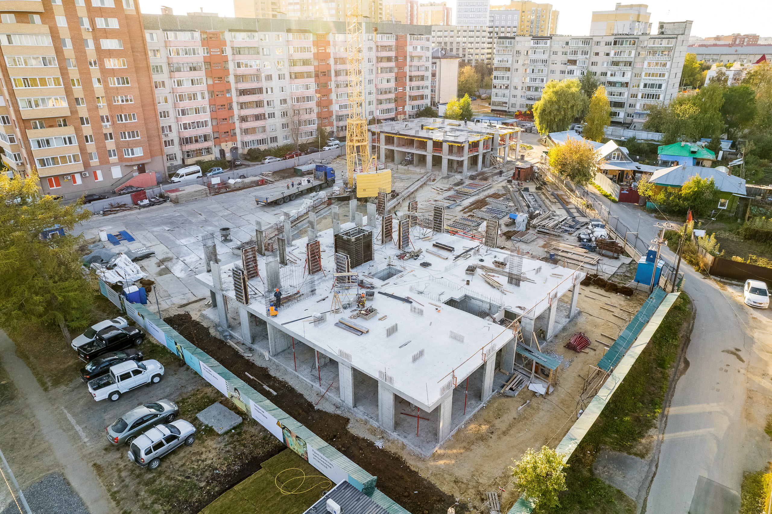 Ход строительства UNO Арт-Квартал, Октябрь 2022 год